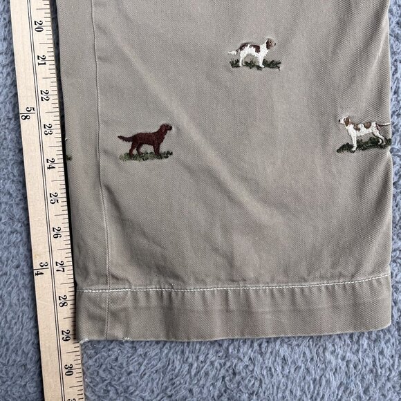 Vintage Ralph Lauren Dog Embroidered Khaki Pants Sz 40 x 29 Tag says the inseam - Picture 8 of 8